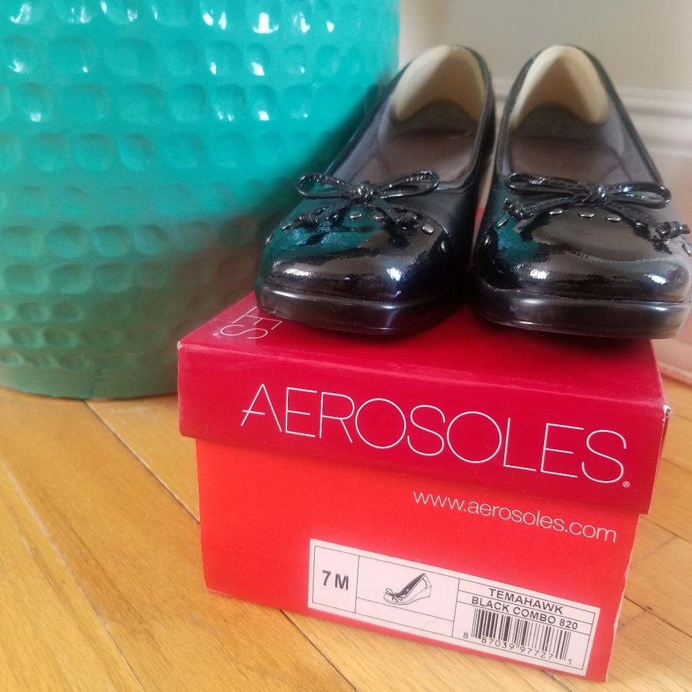 ⚠️Aerosoles Temahawk Black Combo size 7 M